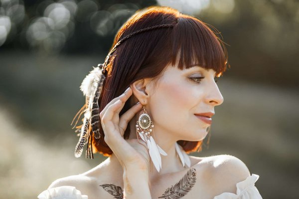 Boutique bohème: accessoirisez vos tenues avec des boucles d'oreilles Boho à plumes