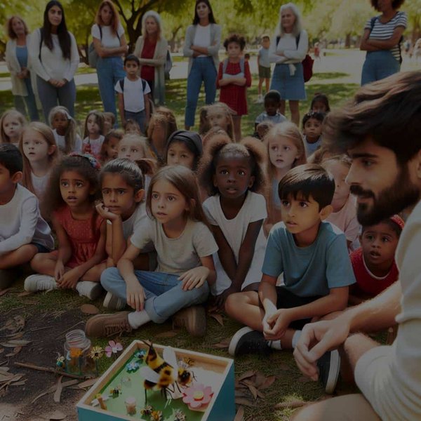 Quelle est la meilleure façon de sensibiliser les enfants à la protection des insectes pollinisateurs ?