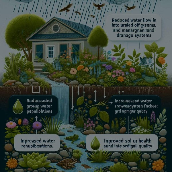 Quels sont les bénéfices écologiques des jardins de pluie dans la gestion des eaux de ruissellement ?